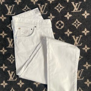 EUC men’s white Jacob Cohen jeans size 34
